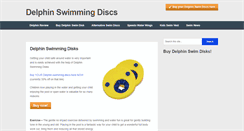 Desktop Screenshot of delphinswimmingdiscs.com