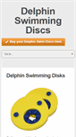 Mobile Screenshot of delphinswimmingdiscs.com